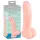 Medical - dildo silikon medyczny - 20 cm - kolor naturalny