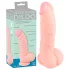 Medical - dildo silikon medyczny - 20 cm - kolor naturalny