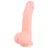 Medical - dildo silikon medyczny - 20 cm - kolor naturalny
