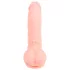 Medical - dildo silikon medyczny - 20 cm - kolor naturalny