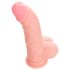 Medical - silikonowe dildo (20cm) - naturalne