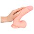 Medical - prosta silikonowa zabawka erotyczna (20cm) - naturalna