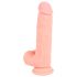 Medical - prosta silikonowa zabawka erotyczna (20cm) - naturalna