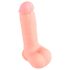 Medical - prosta silikonowa zabawka erotyczna (20cm) - naturalna