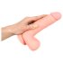 Medical - prosta silikonowa zabawka erotyczna (20cm) - naturalna