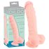 Naturalny dildos z medycznego silikonu (24 cm)