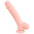 Naturalny dildos z medycznego silikonu (24 cm)
