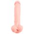 Naturalny dildos z medycznego silikonu (24 cm)