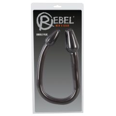   Rebel Double Plug - dildo analne z podwójnym stożkiem (czarny)