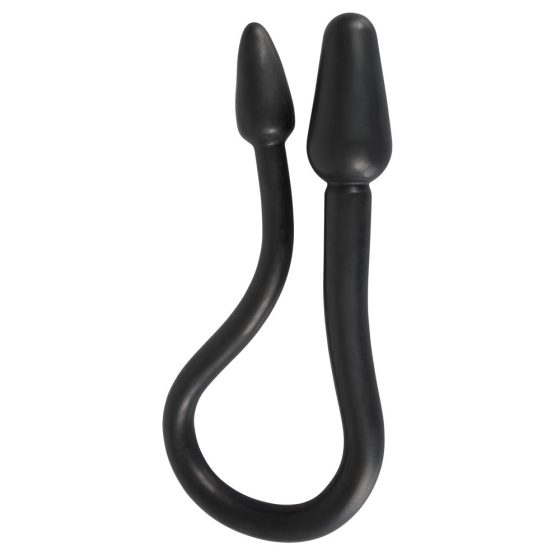 Rebel Double Plug - dildo analne z podwójnym stożkiem (czarny)