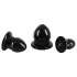 You2Toys - Stretching Plug Kit - zestaw korków analnych - 3 szt. (czarny)