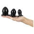 You2Toys - Stretching Plug Kit - zestaw korków analnych - 3 szt. (czarny)