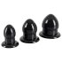 You2Toys - Zestaw Koreczków Rozciągających - 3 sztuki (czarne)