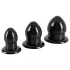 You2Toys - Stretching Plug Kit - zestaw korków analnych - 3 szt. (czarny)