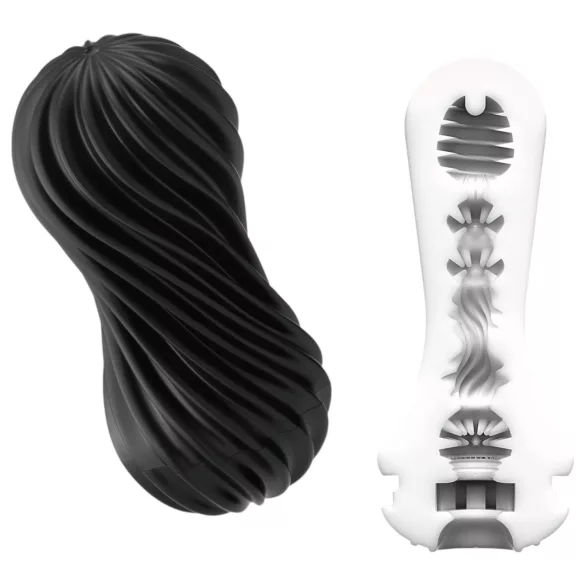 TENGA Flex - masturbator męski - czarny