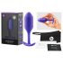 b-vibe Snug Plug 2 - podwójne kulki analne (114g) - fioletowy