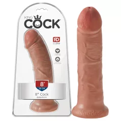 King Cock - dildo realistyczny 20 cm - ciemna skóra