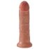 King Cock 8 Dildo (20 cm) - ciemny naturalny