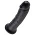 King Cock 8 Dildo (20 cm) - Czarny