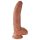 King Cock - dildo z jądrami - 23 cm - brązowy
