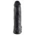 King Cock - duży realistyczny dildo z jądrami - 30 cm - czarny