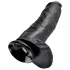 King Cock - duży realistyczny dildo z jądrami - 30 cm - czarny