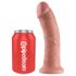 King Cock 8 Dildo (20 cm) - naturalny
