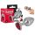 You2Toys - Diament - aluminiowy korek analny (srebrno-czerwony)
