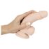 Nature Skin - realistyczny mały dildo z przyssawką, naturalny kolor