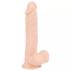   Nature Skin - realistyczny dildo z przyssawką (naturalny, średni)