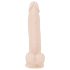 Nature Skin - realistyczny dildo z przyssawką, średni - naturalny