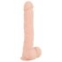 Nature Skin - realistyczny, duży dildo z przyssawką, naturalny