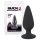 Black Velvet Heavy - 40g czarny korek analny