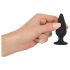Black Velvet Heavy - 40g czarny korek analny