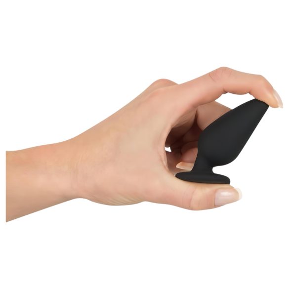 Black Velvets - korek analny ciężki 40g - silikon czarny
