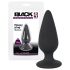Black Velvet: Ciężki analny plug 75 g (czarny)