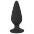 Black Velvet: Ciężki analny plug 75 g (czarny)