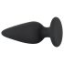 Black Velvet: Ciężki analny plug 75 g (czarny)