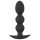 Black Velvet Heavy - 145g analny plug z kulkami (czarny)