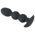 Black Velvet Heavy - 145g analny plug z kulkami (czarny)