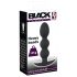 Black Velvet Heavy - 145g analny plug z kulkami (czarny)