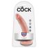 King Cock 7 dildo (18 cm) - naturalny