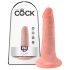 King Cock 5 Dildo (13 cm) - naturalny