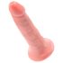King Cock - dildo realistyczne - 13 cm - beżowy