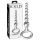 Icicles No. 67 - szklany dildo kulisty (przezroczysty)