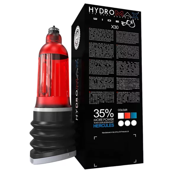 Bathmate Hydromax 7 Wide Czerwona - Hydropompa