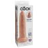 King Cock 9 - realistyczny dildo (23 cm) - naturalny