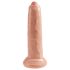 King Cock 9 - realistyczny dildo (23 cm) - naturalny