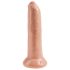 King Cock 9 - realistyczny dildo (23 cm) - naturalny