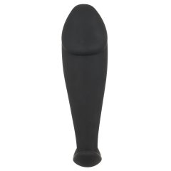 Black Velvet - Dildo analne z dużym żołędziem (czarne)